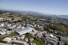 Blick aufs CERN Gelände