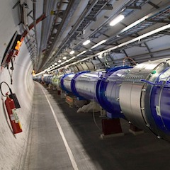 LHC-Beschleunigertunnel